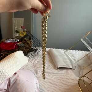 Kendra Scott Gold Twisted Chain Necklace